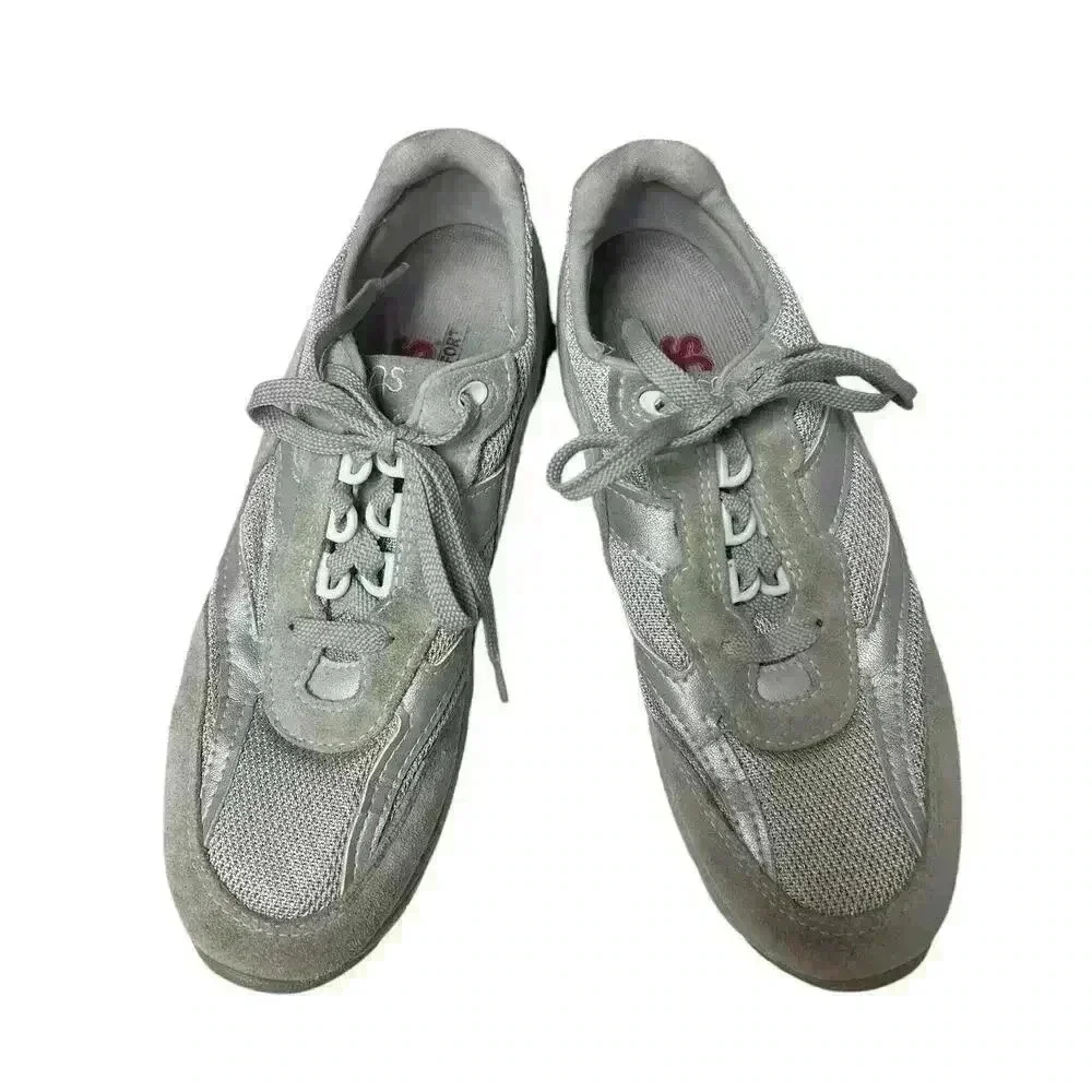 SAS Women's Tour Mesh Lace Up Comfort Athletic Sneaker Shoe Size 9N Dust Gray